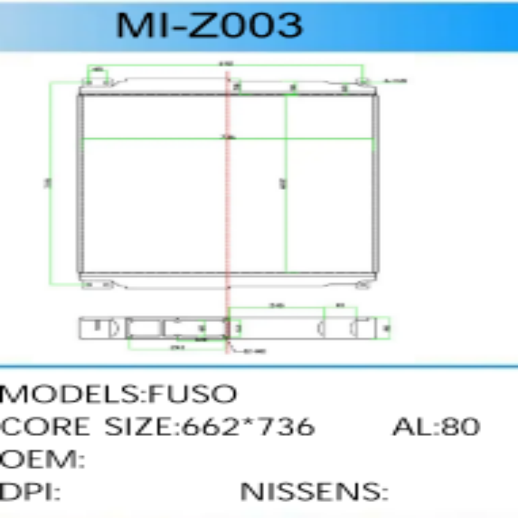Kuum müük Turbo vahejahuti FUSO